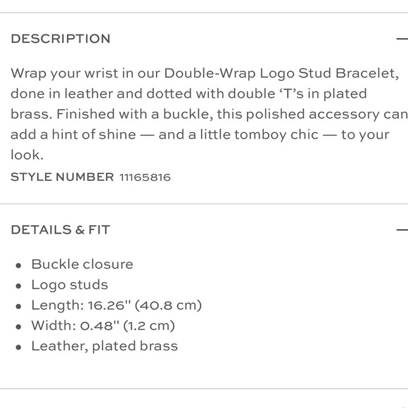 Tory Burch Wrap bracelet - Picture 2 of 3